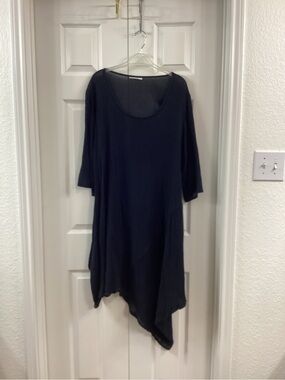 bryn Walker black gauze tunic